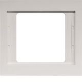 Frame 1gang, K.1, p. white glossy