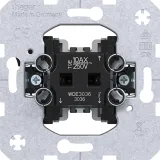On/off/changeover switch, flush-mounted rocker switch insert, 10Ax/250V, IP20, neutral terminal