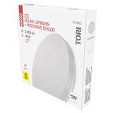 LED Ceiling lamp Tori, round 24W neutral white + mot. sensor