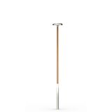 Wooden pole SAGA 4W RAL 9006/CINNAMON