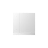 KNX pushbutton 4-fold, satin-finished platinum