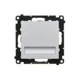 LED luminaire, 230V, matt aluminum