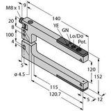 Photoelectric Sensor Bifurcated Retroreflective Sensor   SLM120P6Q