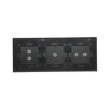 HDMI single socket, cream white/electro white
