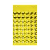 Device markers, Device markers, 14 x 14 mm, yellow