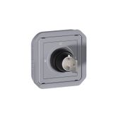 PLEXO RONIS KEY OPERATED SWITCH 3 POSITIONS - GREY - MECHANISM