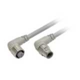 Cable with connectors on both cable ends, Smartclick M12 right-angle s XS5W0140R