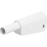 4 mm plug, solder connection, 2.5 mm², CAT II, CAT III, white, 66.2022-29