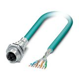 SACCBP-M12FSX-8CON-M16/0,53-94F - Device connector rear mounting