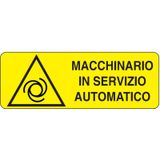Adhesive for recta. danger sign - 350 x 125 mm