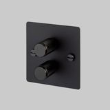 2G DIMMER / 120W / CROSS / BLACK
