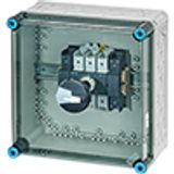 Mi Lastschakelaarkast IP65, 125A, 4-pole, BM2, 300x300, +PE terminal (Mi 7216)