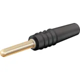2 mm plug, solder connection, 0.5 mm², black, 22.2609-21
