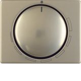 Cover. + rotary knob for speed controller, berker Arsys, aluminum (bronze)