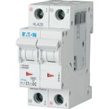 PL7-C1/2-DC Miniature circuit breaker (MCB), 1 A, 2p, characteristic: C, DC