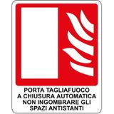 Fire sign - Al - Dimensions: 230x290 mm