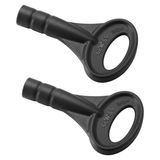 PAIR OF SPARE DOOR KEYS - TRIANGULAR TYPE - QDX