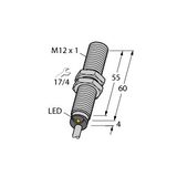 Inductive Sensor With Extended Switching Distance   BI4U-M12E-VN44X
