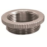Adapter Notched Nickel Plated Brass M25-PG16 Metallic Raw color