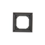 TV-DATA final aerial socket, (module), Simon 24, IP20, black matt