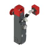 NG series safety switch with lock and integrated control devices, with actuator