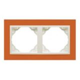 DOUBLE FRAME ORANGE/ICE