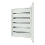 BF-U-5/165-G-C Complete flush-mounted flat distribution board, grey, 33 SU per row, 5 rows, type C