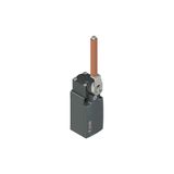 Position switch with porcelain roller lever