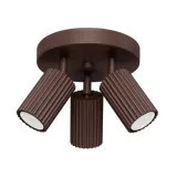 Ceiling lamp KARBON 3P brown