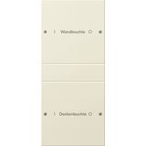 rocker set 2-g (1+1) inscr. System 55 cr.white(lac.)