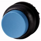 M22S-DRH-B Pushbutton, RMQ-Titan, Extended, maintained, Blue, Blank, Bezel: black