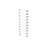 QAD0130P1 DIN rail, 170 mm x 800 mm x 230 mm