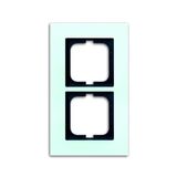 carat®, Frames, Cover frame 2gang, glass white