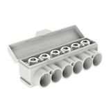 SLT50-6-3 grey Al 10-50/Cu 2.5-35 + 3x2,5mm2 1000V Distribution block