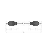 Industrial Ethernet Cable, PUR Power cable according to AIDA   AIDA-GC-AIDA-GC-4416-15M