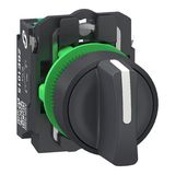 Plastic SS 3-pos stay put 2 NO Push-in
