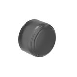 Black rubber boot for extended and illuminated extended pushbuttons