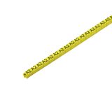 CableLine, Conductor and cable markers, 2.5 - 5 mm, 6 x 4.2 mm, yellow
