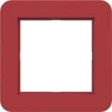 Single cover frame, C.1, glossy red