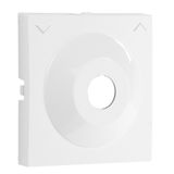 C.PLAT F/KEY LOCK PUSH-BUT/TWO-WAY SWITCH WH