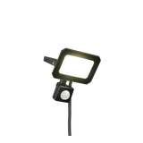 Funchal LED wall lamp 12 cm matt black motion sensor 4000K