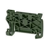 End bracket, Miscellaneous, black, TS 35, V-2, Wemid, Width: 6 mm, 130