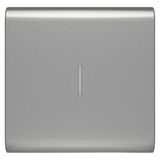 REPLACEABLE BUTTON KEY FOR AXIAL COMMANDS - WITH DIFFUSER - 2 MODULES - TITANIUM - CHORUSMART