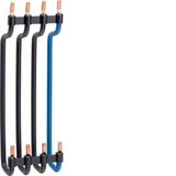 Wiring kit 4-pole black/blue 150 mm