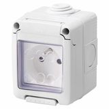 Socket Outlet French Standard 2P+E 16A IP55 GW27845