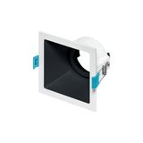 SQUARE MR16 | WHITE AND BLACK