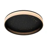 LED Ceiling Light Estreja 40W D40cm Black Dimmable