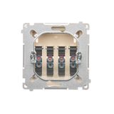 Touch panel 3 modules, Modul 1: 2 vertical touch fields, Module 2: 2 horizontal touch fields, Module 3: 4 touch fields, Fixing: horizontal, White pearl
