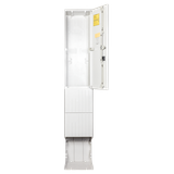 Empty column ZSA201, 1 field, H=2010mm, with mounting plate (ZSA201)
