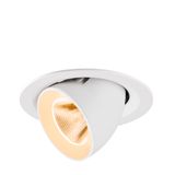NUMINOS© GIMBLE M, recessed ceiling light, 2700K, 20ø, wh